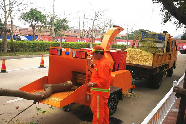 皓星树枝粉碎机在树枝粉碎机厂家城市绿化中的作用